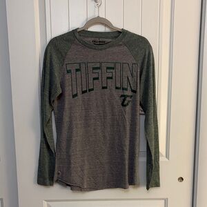 Green and Gray Short Sleeve Tee
